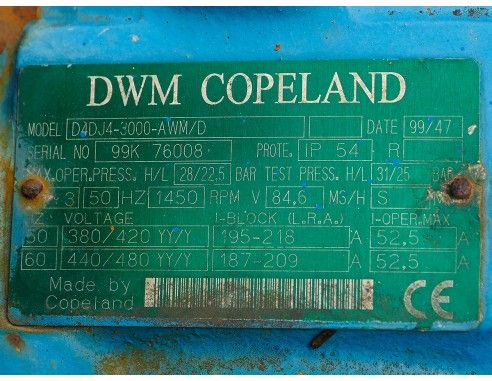 Sprężarka chłodnicza kompresor agregat Copeland D4DJ-3000-A 84,6 m³/h - 1